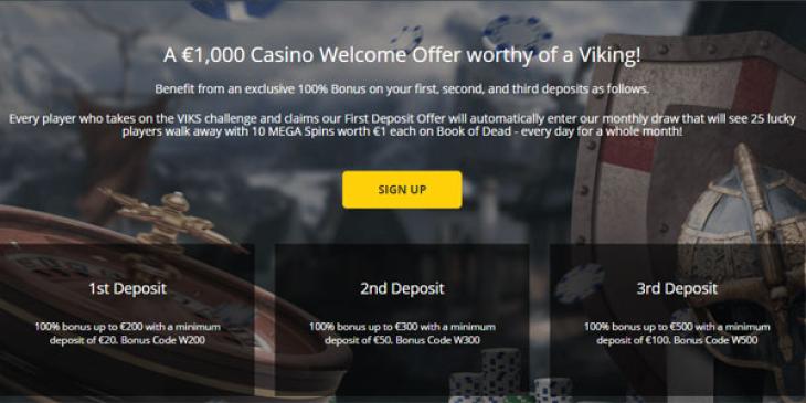The New Welcome Bonus at Viks Casino has Everyone Talking!