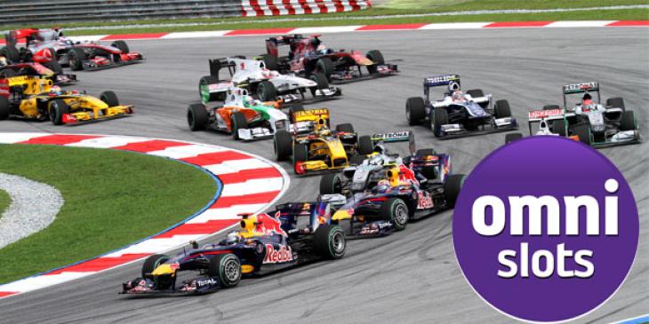 Win Formula One Tickets at OmniSlots Casino