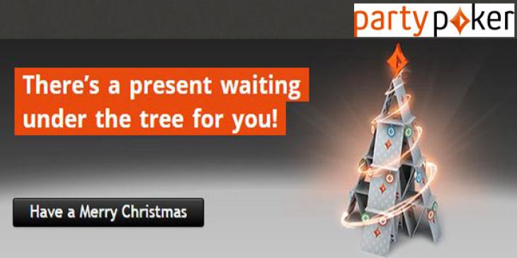 HO! HO! HO! Party Poker Plays Santa in Under the Tree