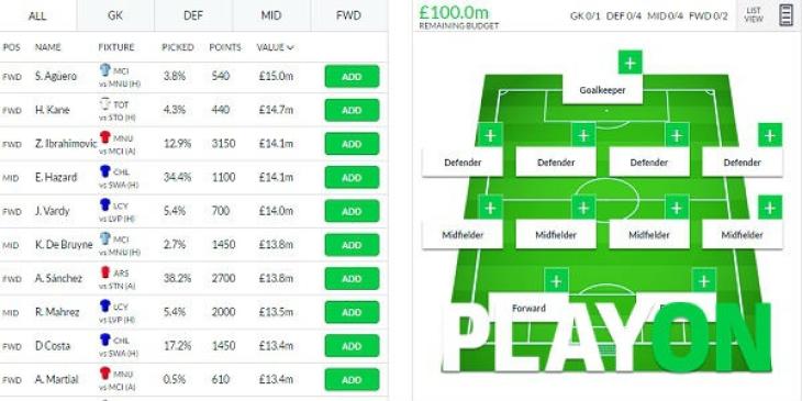 Play Daily Fantasy Premier League and Win Big at PlayOn