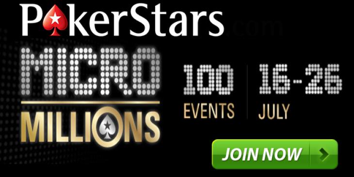 Win Your Share of the USD 5 Million Prize Pot of PokerStars’ MicroMillions 11