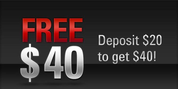 Play Online Poker For Free: Claim €40 Free Play at PokerStars