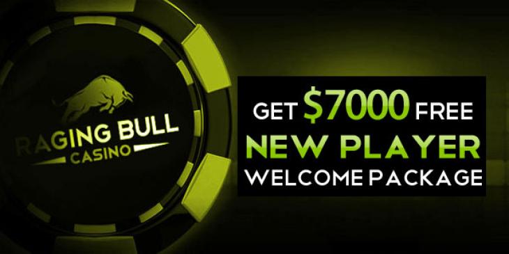 Claim $7,000 Welcome Package at Raging Bull Casino