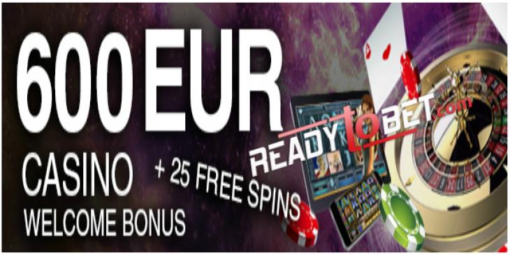 €600 Welcome Bonus at READYtoBET Casino