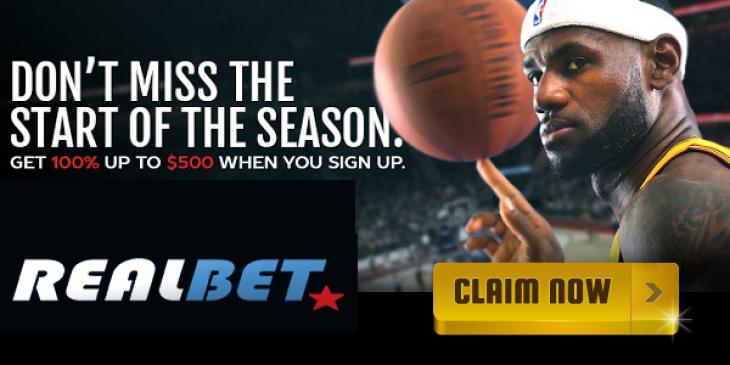 Sign Up on Realbet Sportsbook Today and Claim Your Instant Signup Bonus of Up to $500
