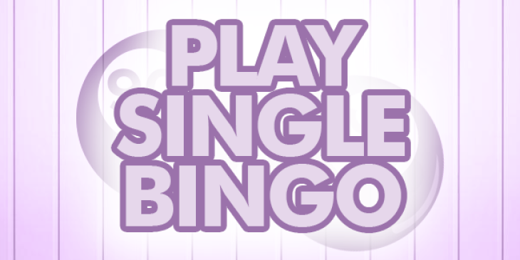 Play Single Bingo with Extra Bingo Money at Betsson