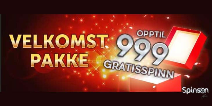 Få opptil 999 norsk casino free spins hver uke på Spinson Casino! (NOR)