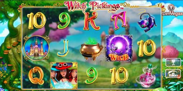 Play new LeoVegas Casino slot Witch Pickings!