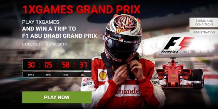 Win a Trip to F1 Grand Prix in Abu Dhabi Thanks to 1xBET Sportsbook’s F1 Betting Promo!