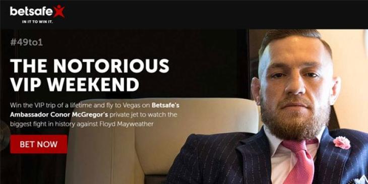 Fly on Conor McGregor’s Private Jet by Betting on the Fight with Betsafe Sportsbook!