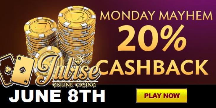 Jubise Casino Now Offers 20% Cashback for Today!