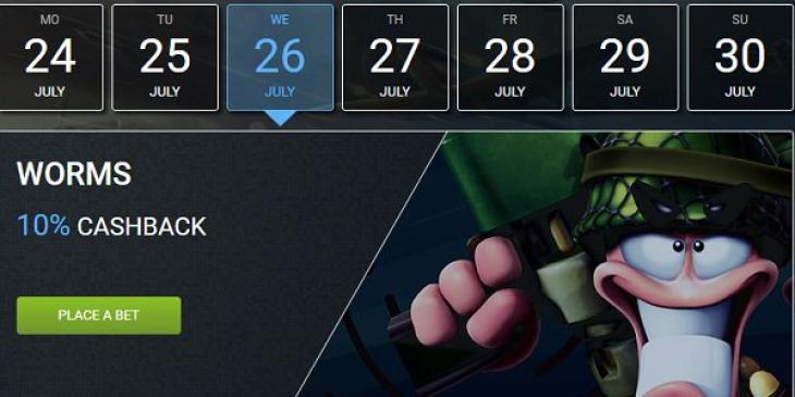 Enjoy the Worms Betting Promo at 1xBET Sportsbook