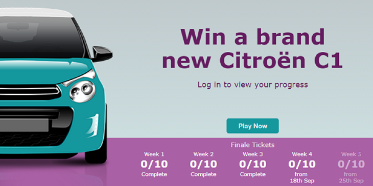 Would You Like To Win a Citroen C1? Play at Bet365 Bingo!
