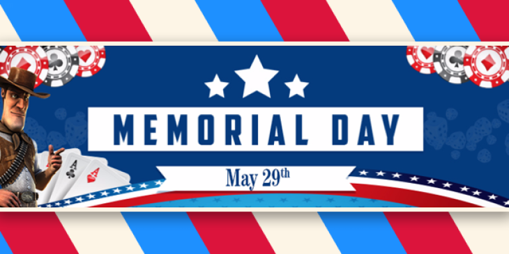 Get Ready for the Memorial Day Casino Bonus at Vegas Crest Casino