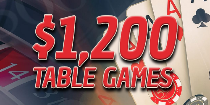 Win €500 on the Table Games Cash Giveaway at Spartan Slots