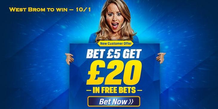 Back West Brom to Win with 11.00 (10/1) FA Cup Safe Betting Odds at Coral Sportsbook!