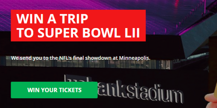Win a Trip to Super Bowl 52 Final in Minneapolis Thanks to Intertops Sportsbook