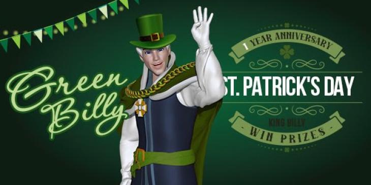Claim €100 Thanks to Your St Patrick’s Day Match Bonus at King Billy Casino