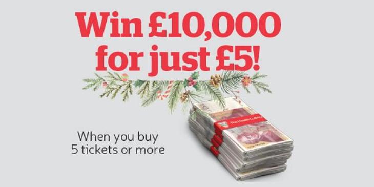 Put Money Under the Christmas Tree as The Health Lottery Offers GBP 10k Cash Prize!