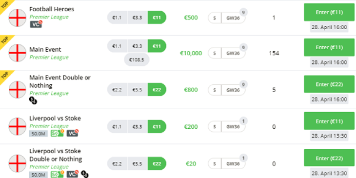 Play Daily Fantasy Premier League and Win Your Share of the €10,000 Prize Pool at FanTeam