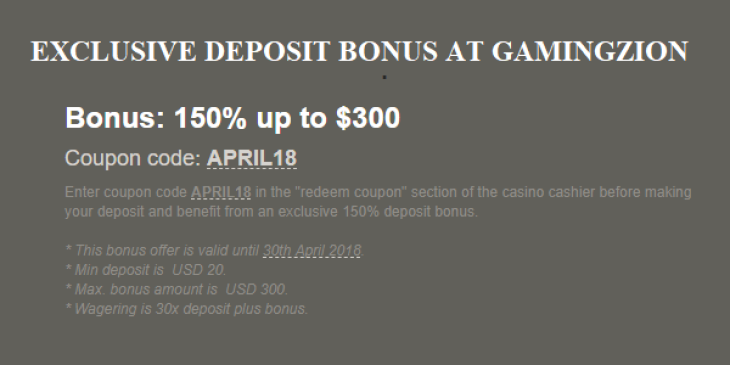 Enjoy 150% Exclusive Deposit Bonus at Intertops Casino – Only at GamingZion!