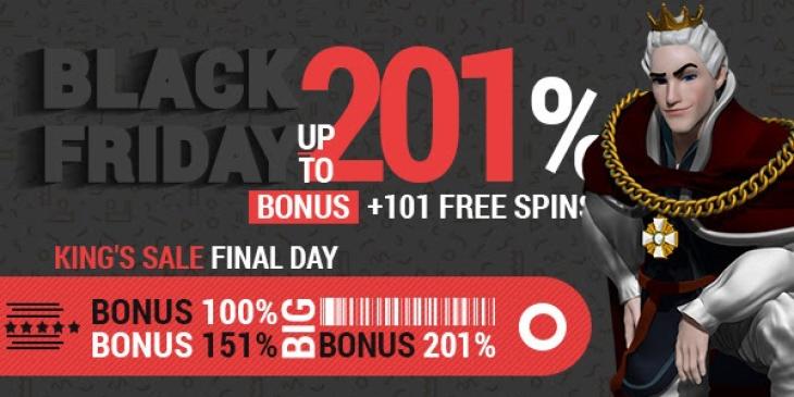 King Billy Casino’s Black Friday Deposit Promo Gets You €500 Extra Money