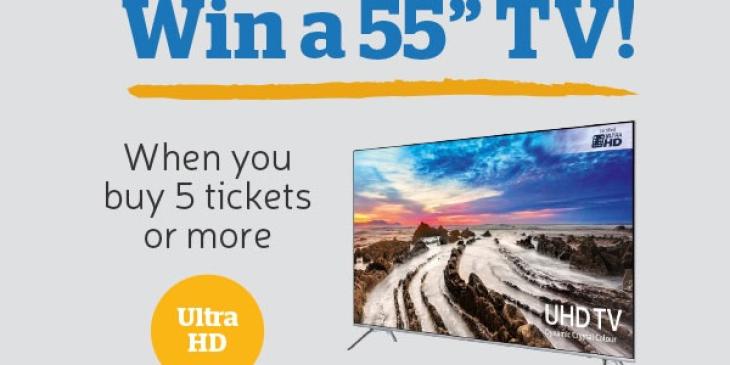 Play Lotto and Win a Samsung UHD TV at The Health Lottery!