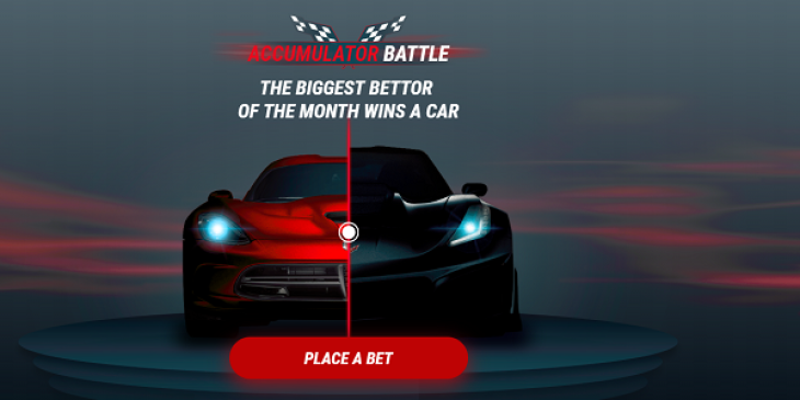 Win a Car Every Month with Accumulator Bets at 1xBET Sportsbook