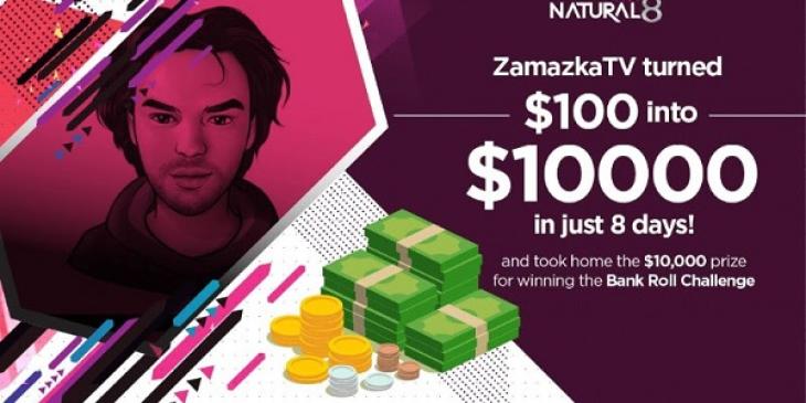 Can You Complete Natural8 Poker’s $10k Bank Roll Challenge?