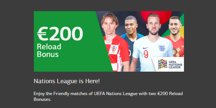 Get €200 with This UEFA Nations League Deposit Promo at LSbet Sportsbook!