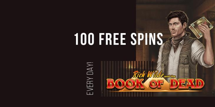 Win 100 Book of Dead Free Spins Every Day at King Billy Casino