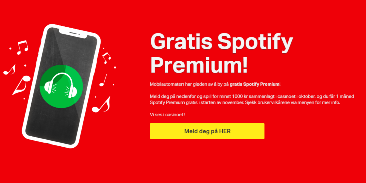Win Spotify Premium for a Month at the Best Online Casino in Norway!
