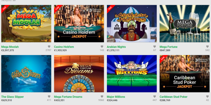 Win Millions of Euros on Unibet Casino’s Progressive Jackpot Slots!