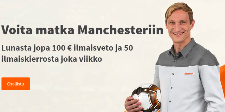 Time to Bet at Betsson in Finland – Win Man Utd VIP Tickets Against Fulham!