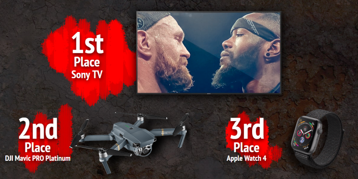 Wilder vs Fury Betting Offer: Win a Sony Smart TV!