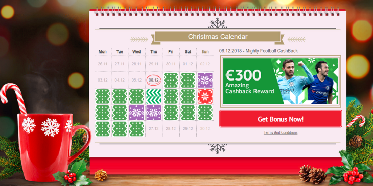 LSbet Sportsbook Advent Calendar Promo Offers Daily Prizes!