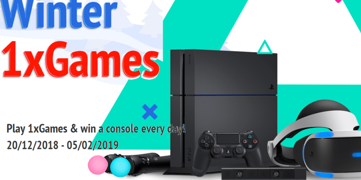 Win a PlayStation4 Pro Every Day at 1xBET Casino!