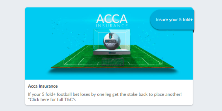 BetVictor’s Accumulator Insurance Offers GBP 10 Every Day!