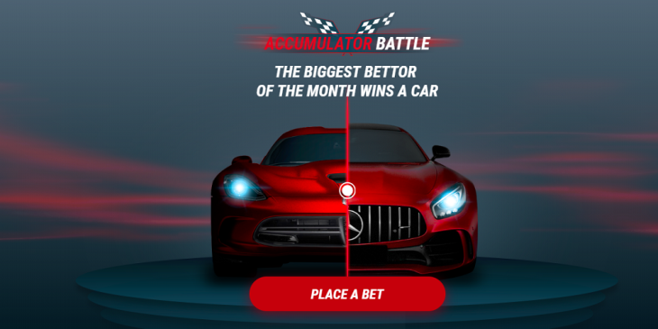 Win a Mercedes Benz AMG GT or a Dodge Viper with 1xBET Sportsbook