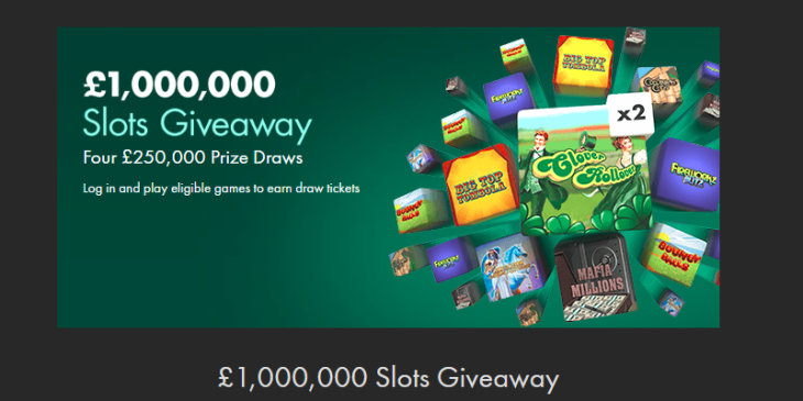 £1,000,000 Slots Giveaway at bet365 Casino