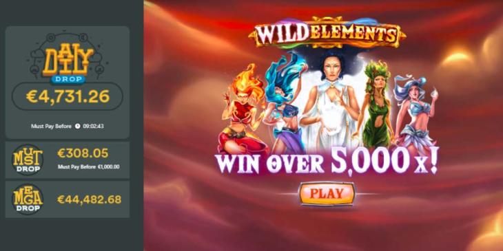 Win Huge Prizes on Wild Elements Jackpot Slot at Casumo Casino