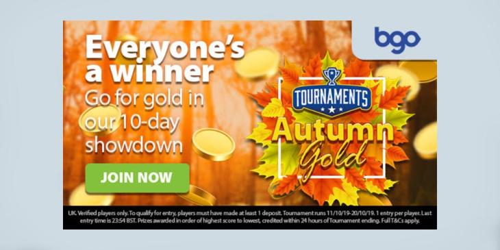 bgo Casino’s Autumn Gold Tournament: Win Free Spins in October