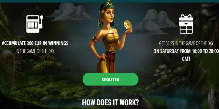 Get Free Spins Every Day with 22Bet!