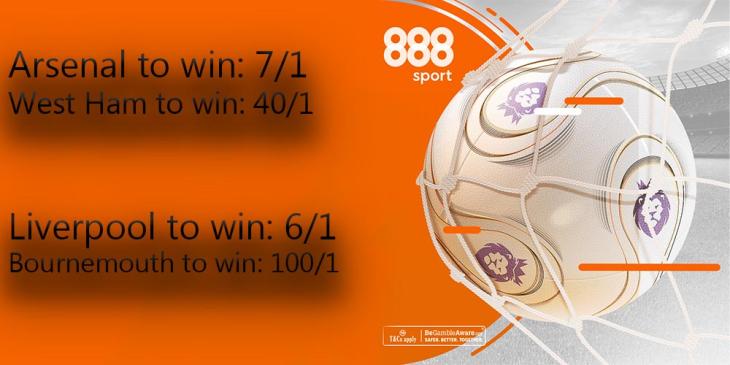 Premier League Enhanced Odds with 888sport