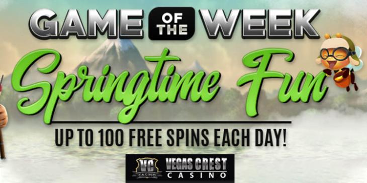 Spring Free Spins Promo: Play and Get up to 100 Free Spins