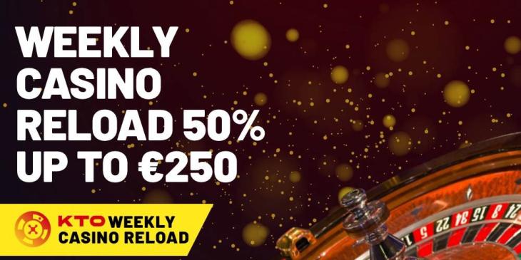 Match Bonus Every Week. Weekly Reload 50% up to 250%