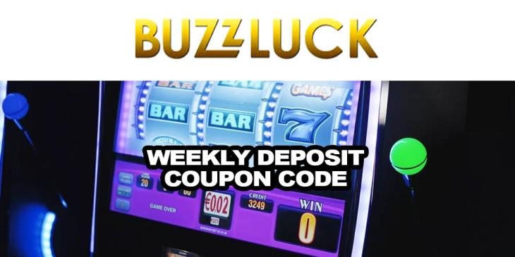 Use Weekly Deposit Coupon Code to Get 65% Slots Bonus Plus 25 Spins