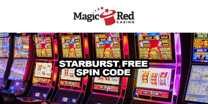 Take Part in Starburst Free Spins Code at Magicred Casino