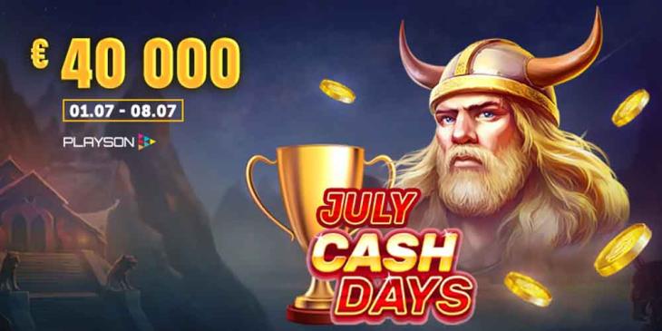 Vbet Casino July CashDays Tournament – Win Your Share of €40 000