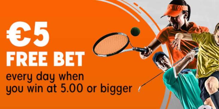Free Bet Every Day: Win at 5.00 or Bigger With 888sport